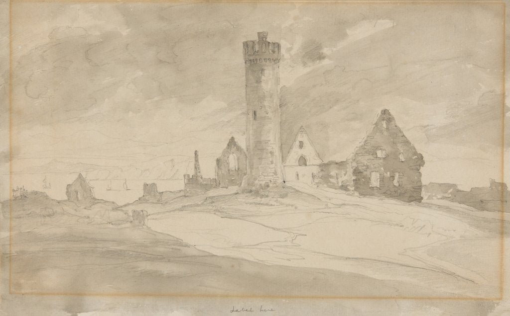 Detail of Round Tower and Armoury, Peel Castle by R. H. Froude