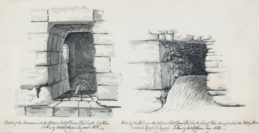 Detail of The Guard Room, Peel Castle by Will Latham