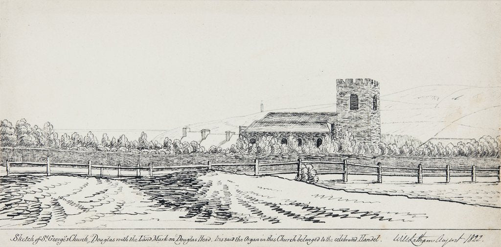 Detail of St George's Church, Douglas by Will Latham