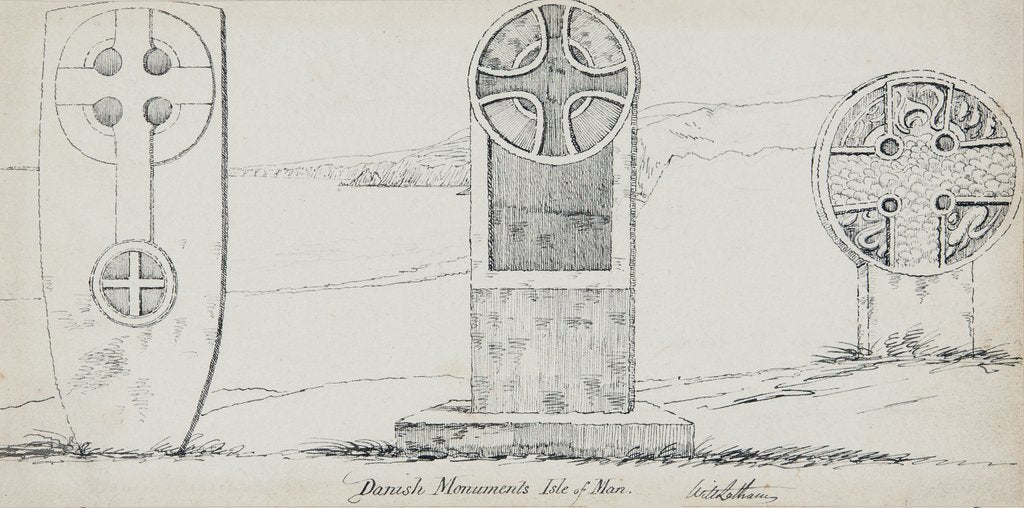 Detail of Danish Monuments, Isle of Man by Will Latham