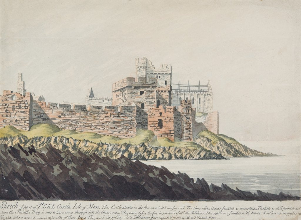 Detail of Peel Castle by Will Latham