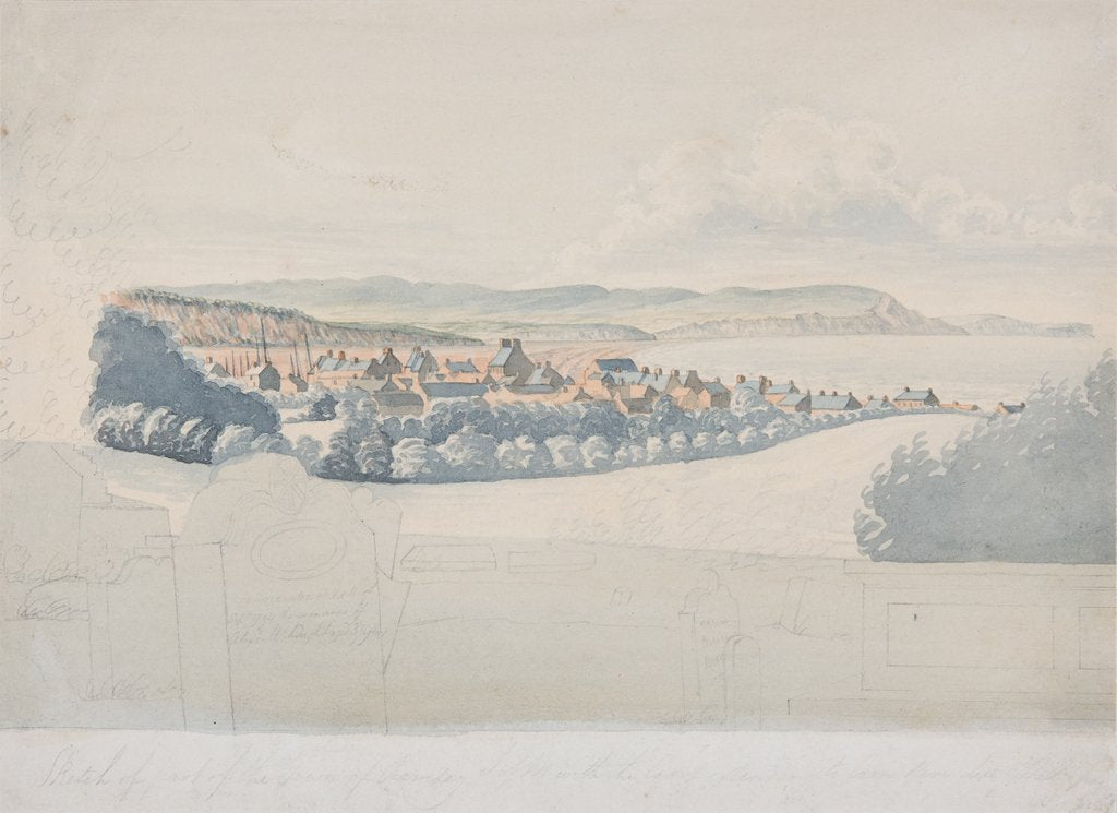 Detail of View of Ramsey from Ballure Chapel by Will Latham
