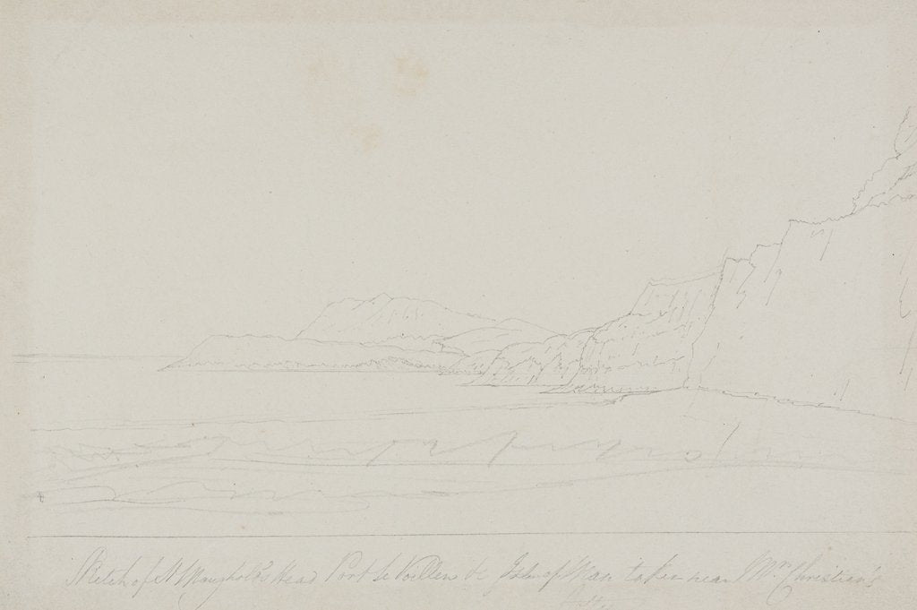 Detail of Maughold Head and Port le Voillen by Will Latham