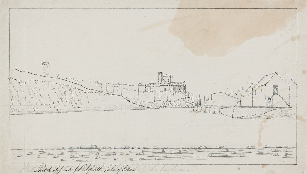 Detail of Peel Castle by Will Latham