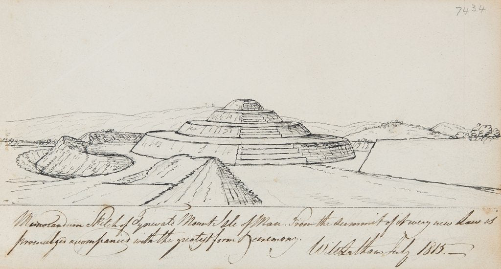 Detail of Tynwald Hill by Will Latham