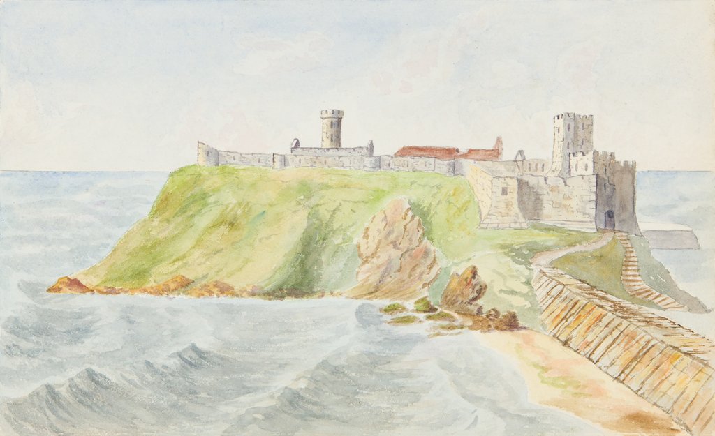 Detail of Peel Castle by Henry Read Wellbye