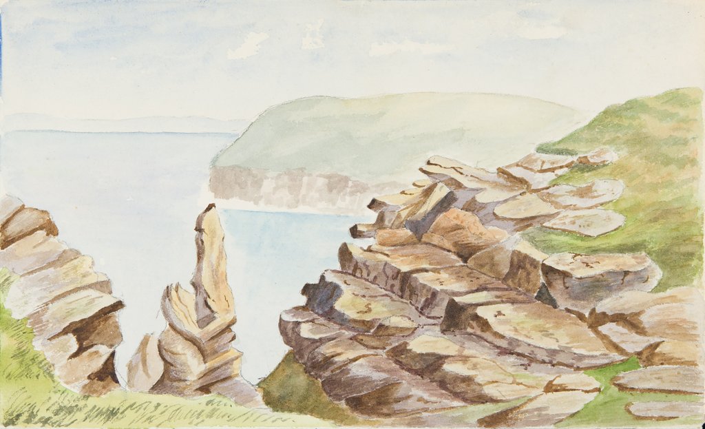 Detail of The Chasms and Spanish Head by Henry Read Wellbye