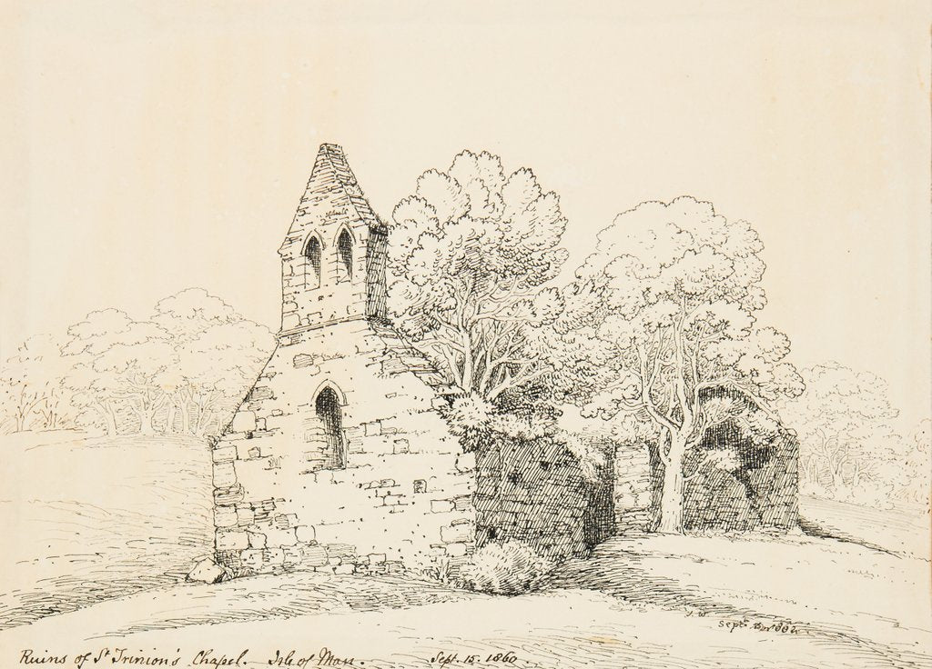 Detail of Ruins Of St Trinians Chapel by J. W.