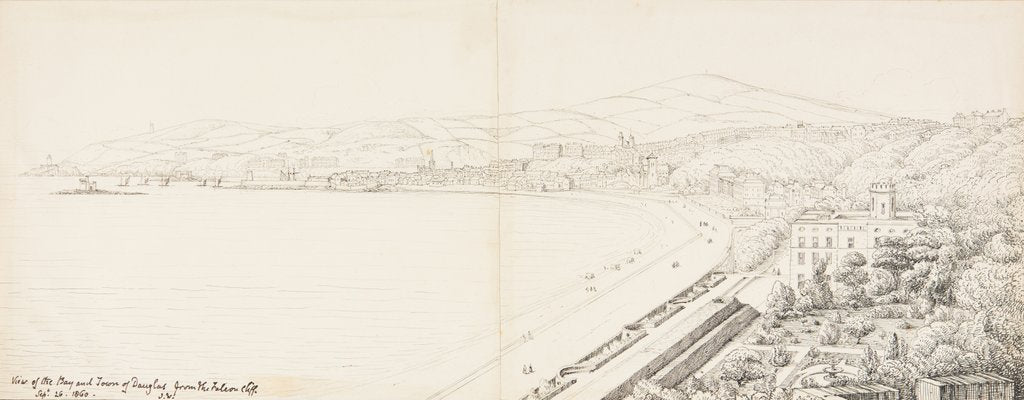 Detail of Douglas Bay and Town by J. W.
