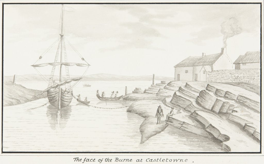 Detail of The Face of the Burne at Castletowne by Daniel King