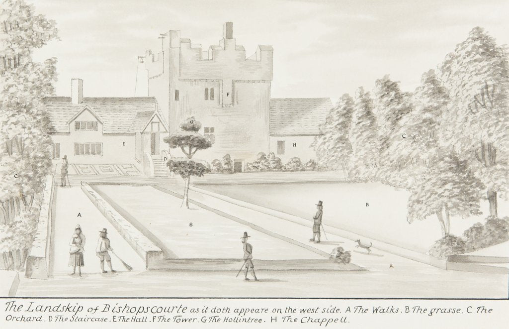 Detail of The Landskipp of Bishopscourt by Daniel King