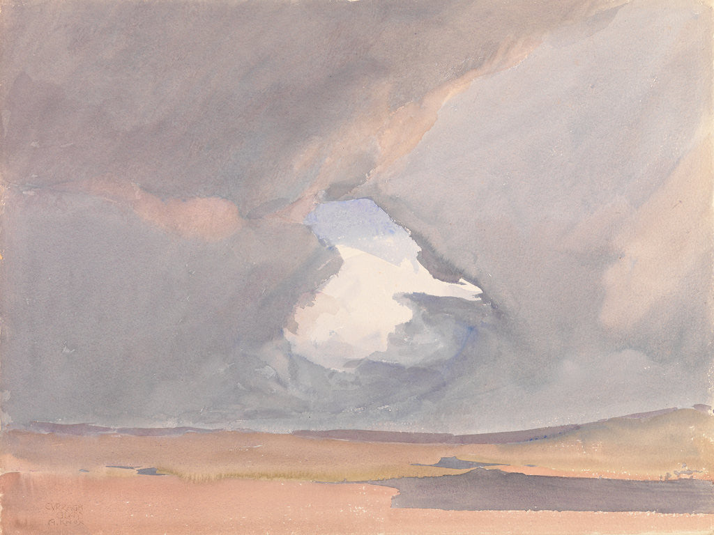 Detail of Curragh Glass (Green Marsh) by Archibald Knox