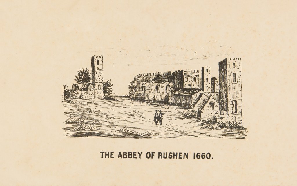 Detail of The Abbey of Rushen, 1600 by Unknown