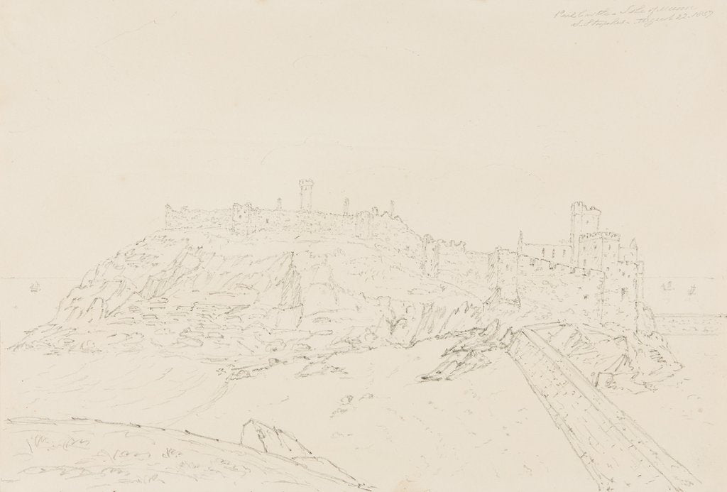 Detail of Peel Castle by S. Staples