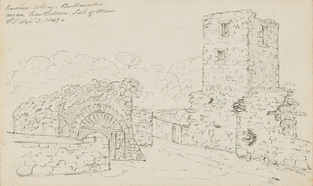 Detail of Rushen Abbey, Ballasalla near Castletown, Isle of Man by S. Staples