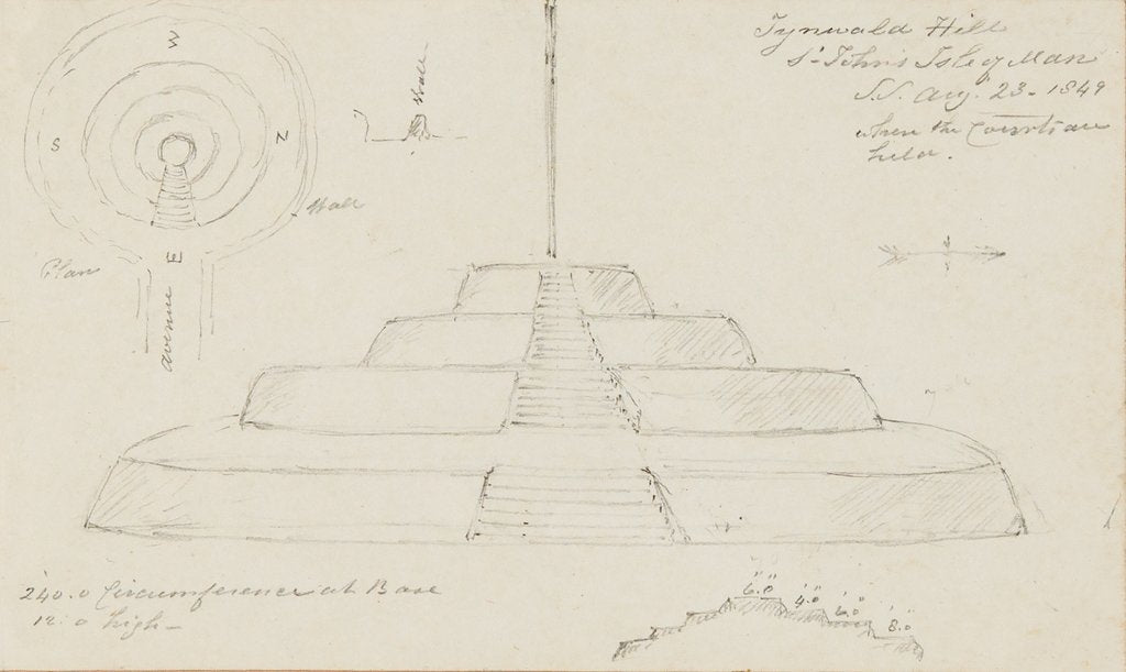 Detail of Tynwald Hill, St Johns Isle of Man by S. Staples