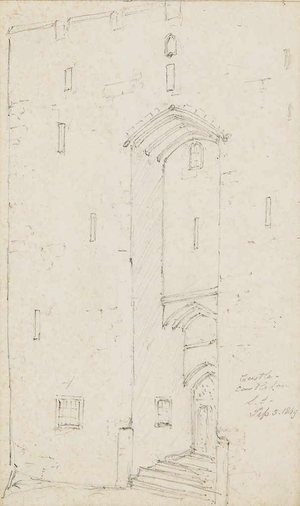 Detail of Castle Rushen by S. Staples