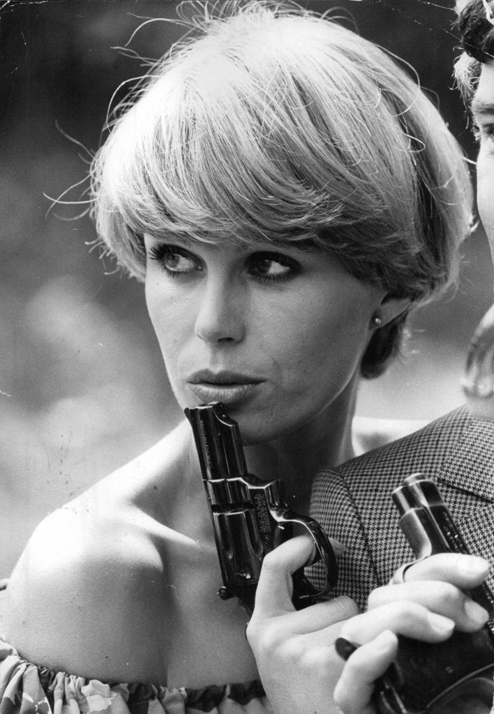Detail of Joanna Lumley in the New Avengers by Associated Newspapers