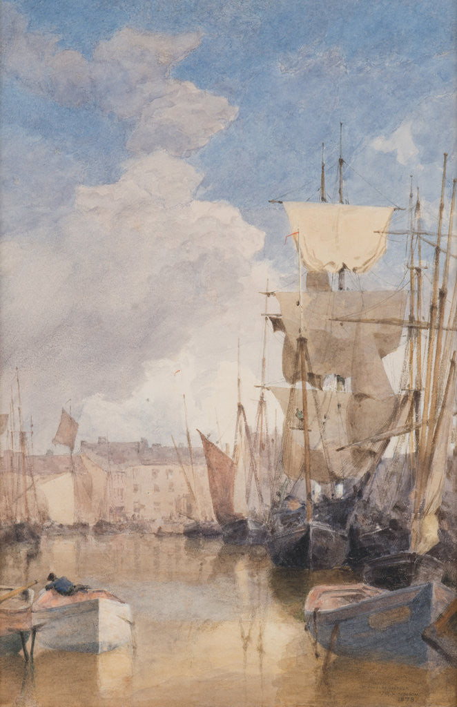 Detail of Douglas Harbour by John Miller Nicholson