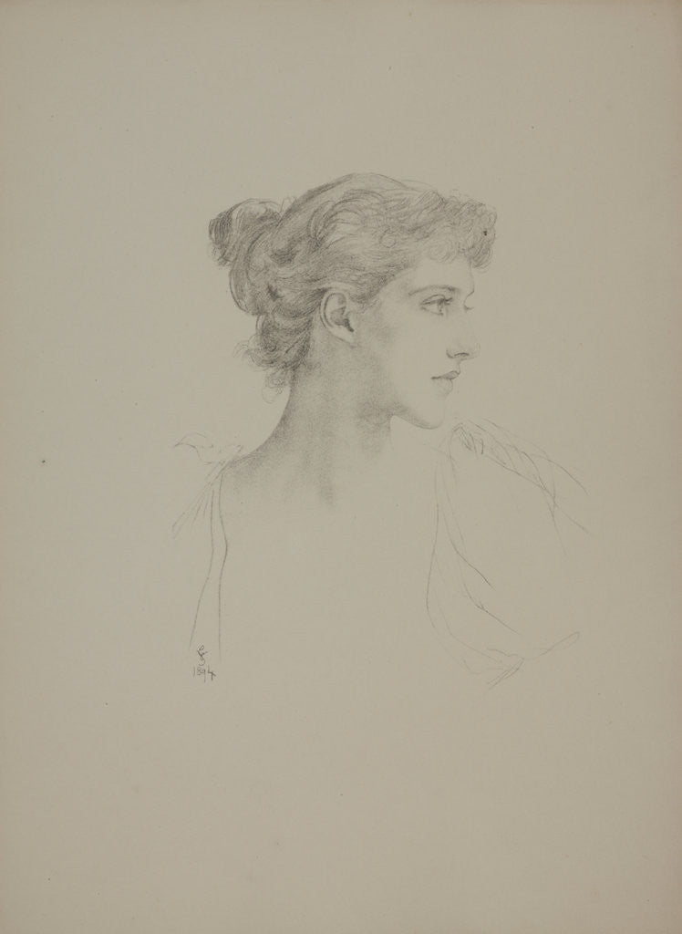 Detail of Princess Troubetzkoy (Amelie Rives) by Violet Lindsay Manners the Dutchess of Rutland