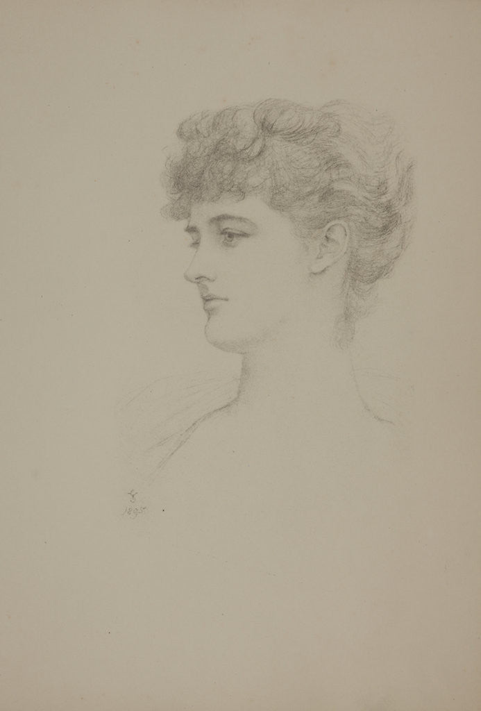 Detail of The Duchess of Leinster by Violet Lindsay Manners the Dutchess of Rutland