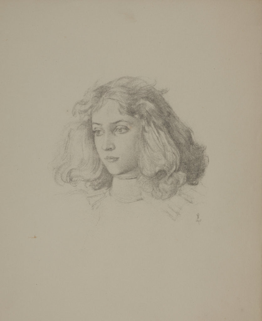 Detail of Miss Astor now Mrs Spencer Clay by Violet Lindsay Manners the Dutchess of Rutland