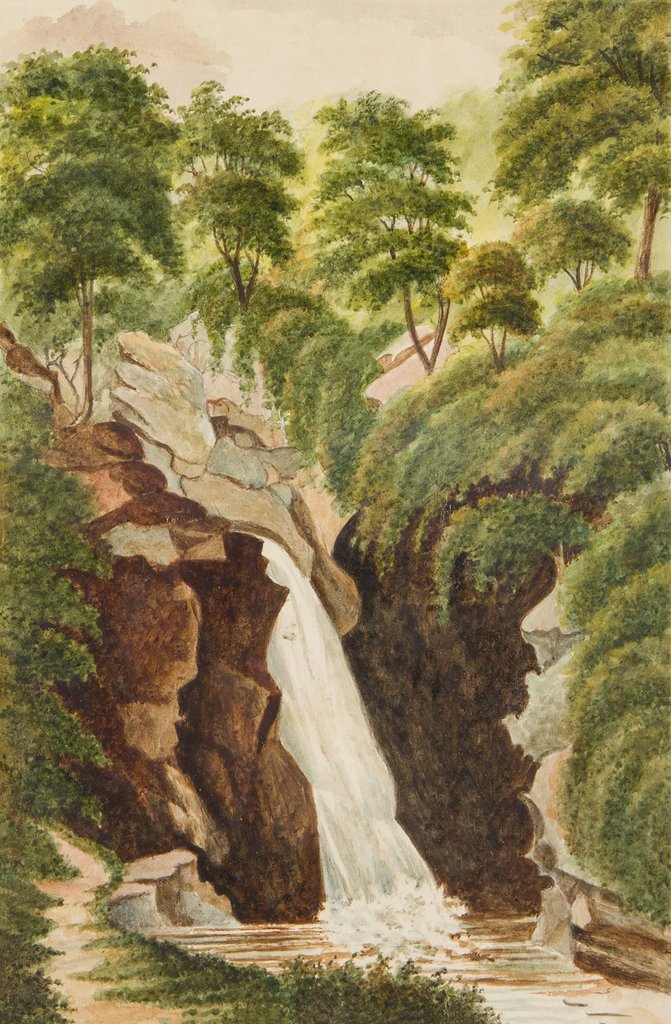 The Waterfall Ballure Glen by Unknown