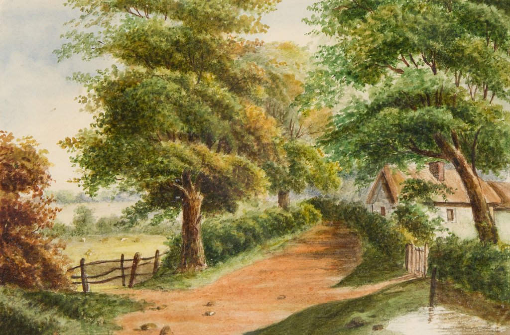 Detail of Manx landscape by Unknown