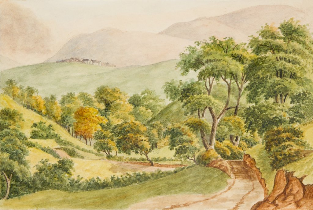 Detail of The road above Ballure Glen by Unknown