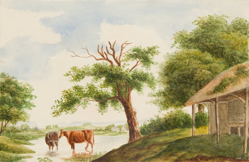 Detail of Unidentified landscape by Unknown