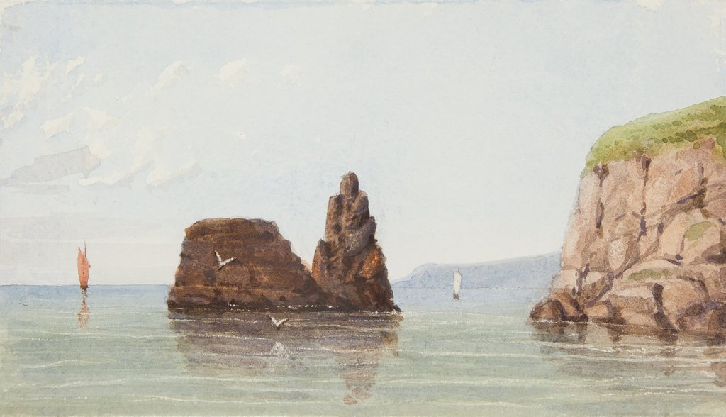 Detail of The Stack. Calf of Man by Emily M. Fane