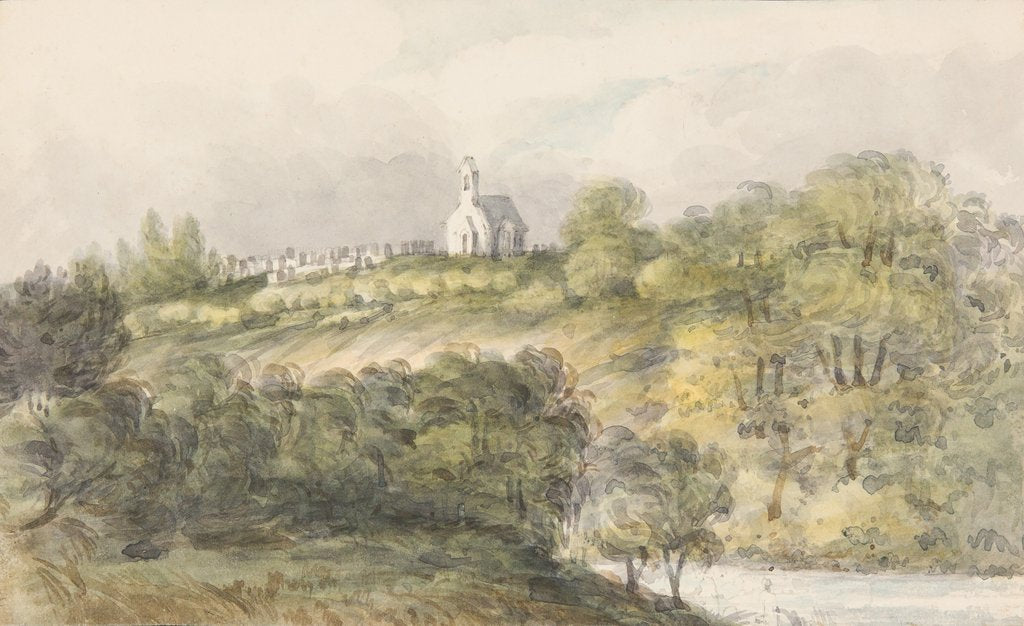 Detail of New Church Kirk Braddan, Isle of Man by Wallis