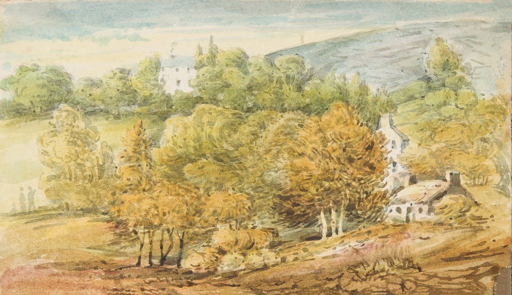 Detail of View Near Poore Town, Isle of Man by Wallis