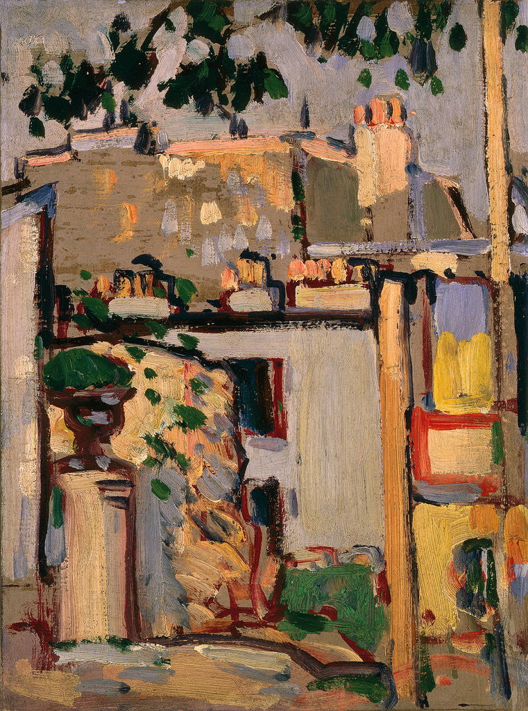 Detail of Boulevard Edgar Quinet, Paris by John Duncan Fergusson