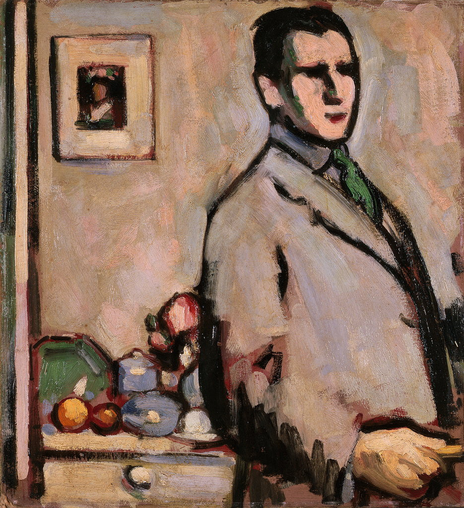 Detail of Self Portrait by John Duncan Fergusson