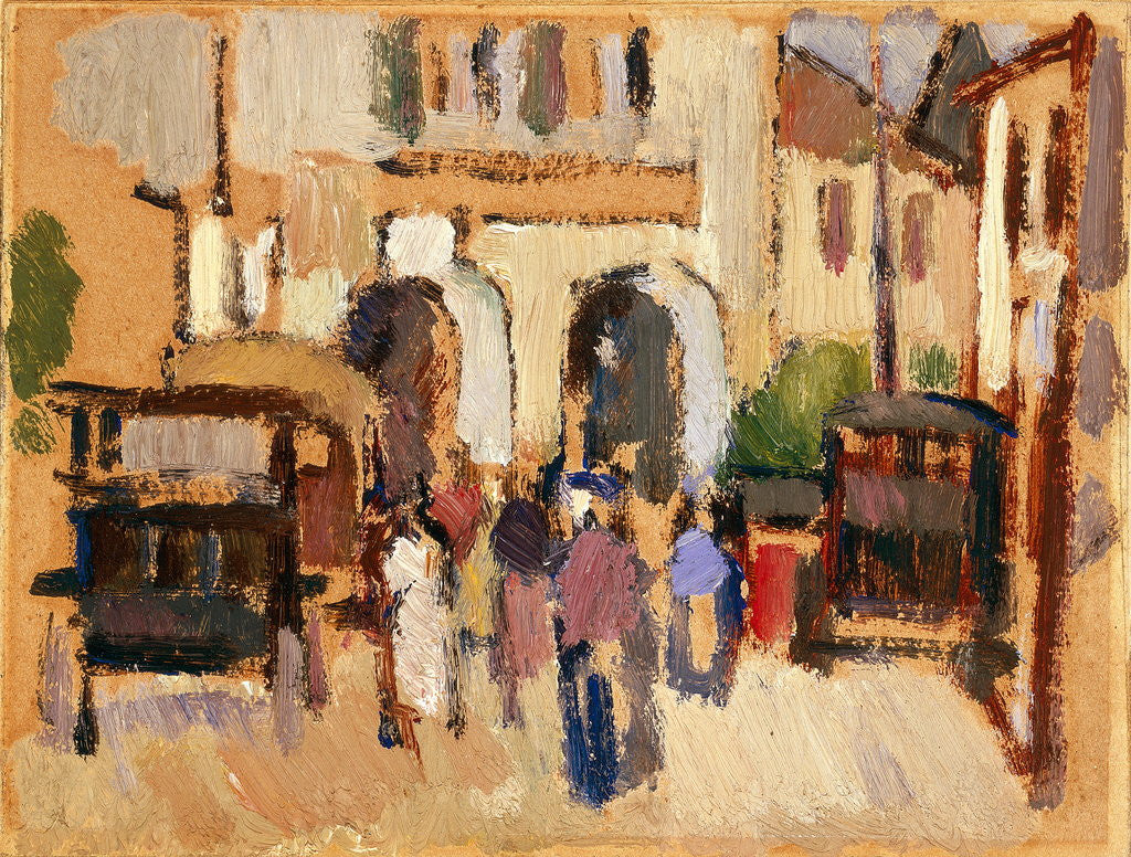 Detail of The Grand Hotel, Pourville by John Duncan Fergusson