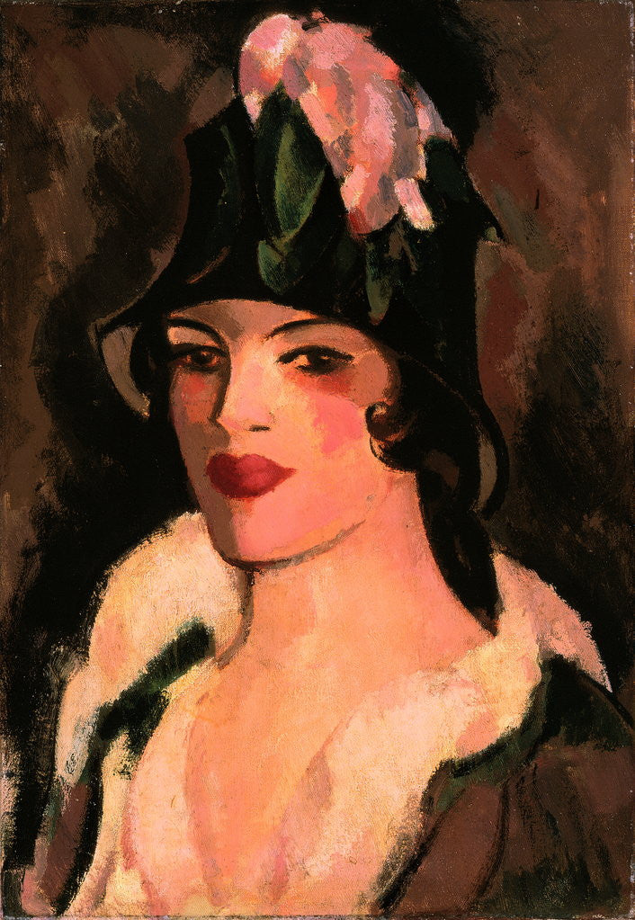 Detail of At Gows by John Duncan Fergusson