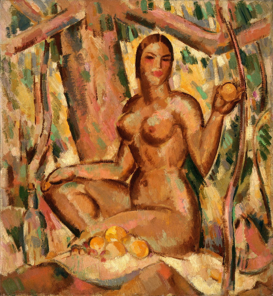 Detail of Nude with Oranges and Sunlight by John Duncan Fergusson