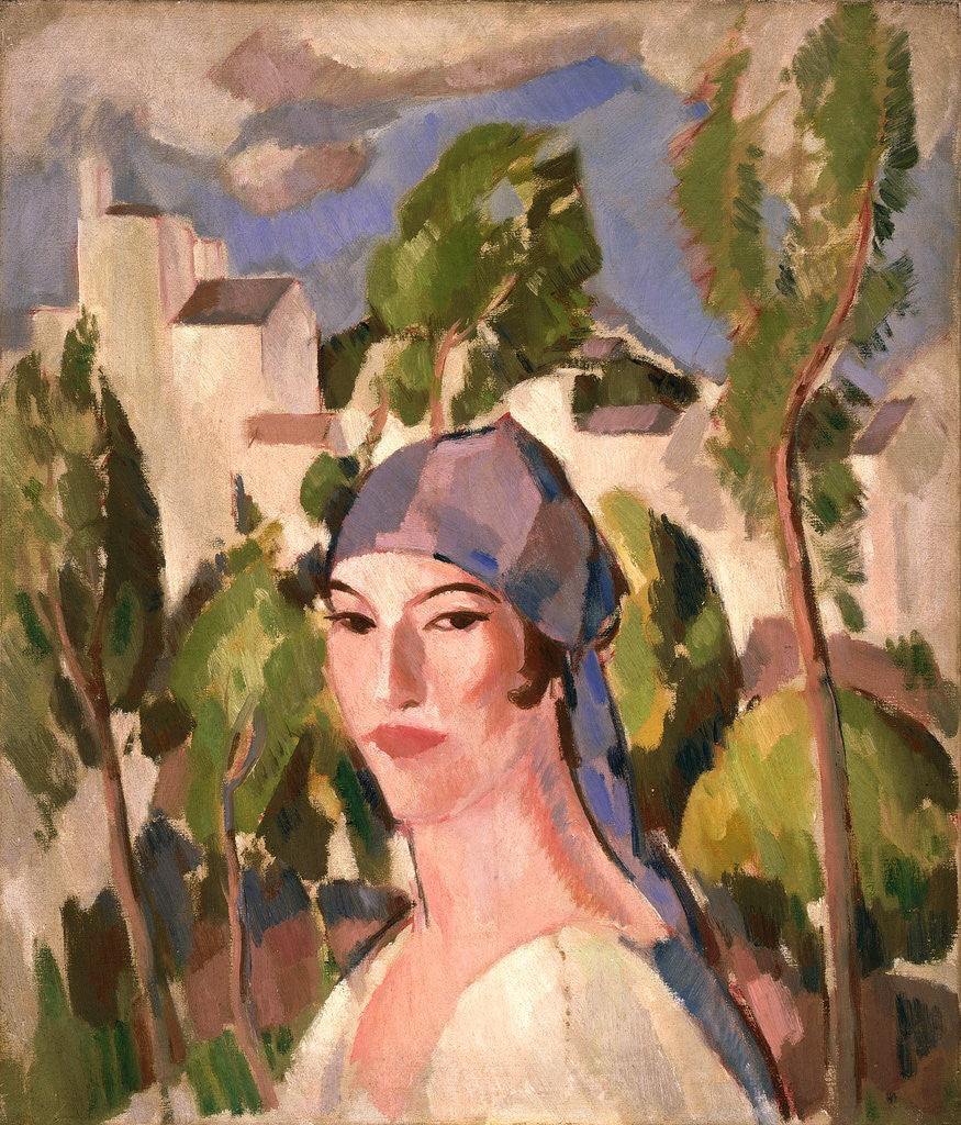 Detail of At Dinard by John Duncan Fergusson