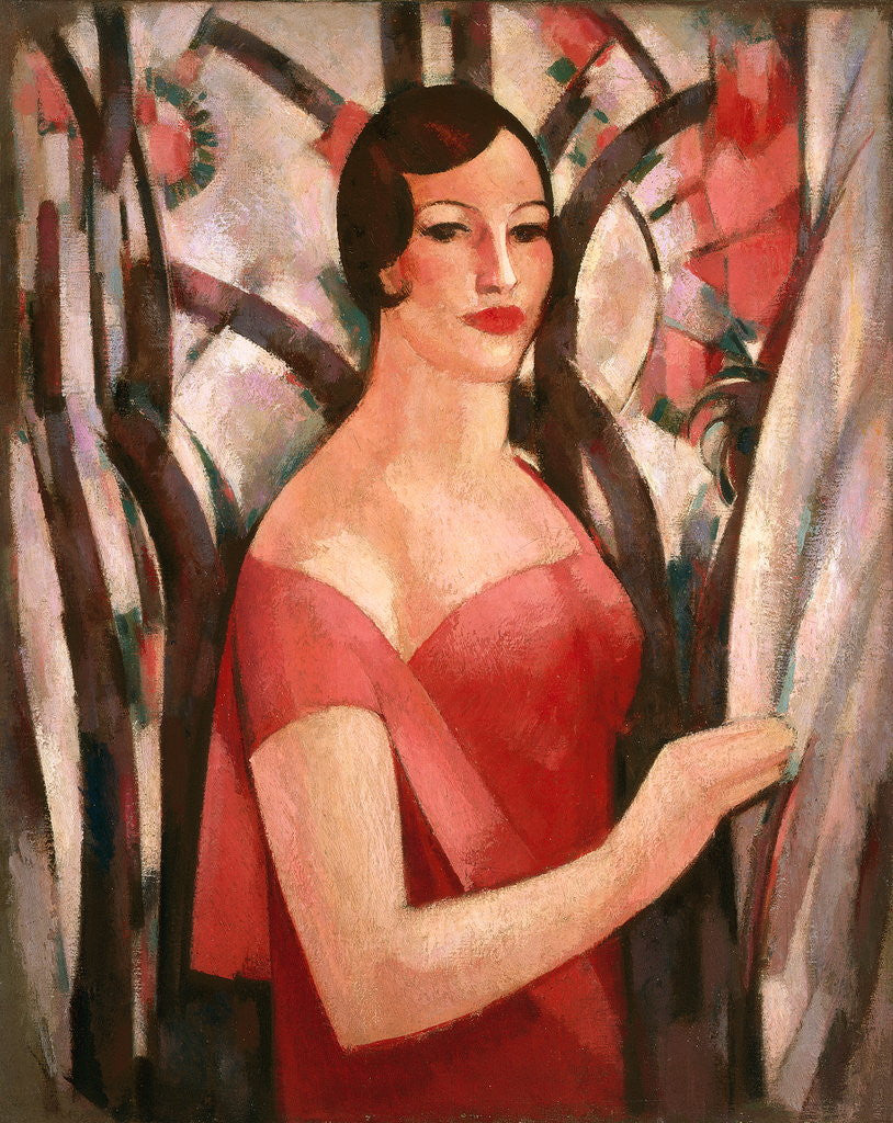 Detail of Voile indienne by John Duncan Fergusson