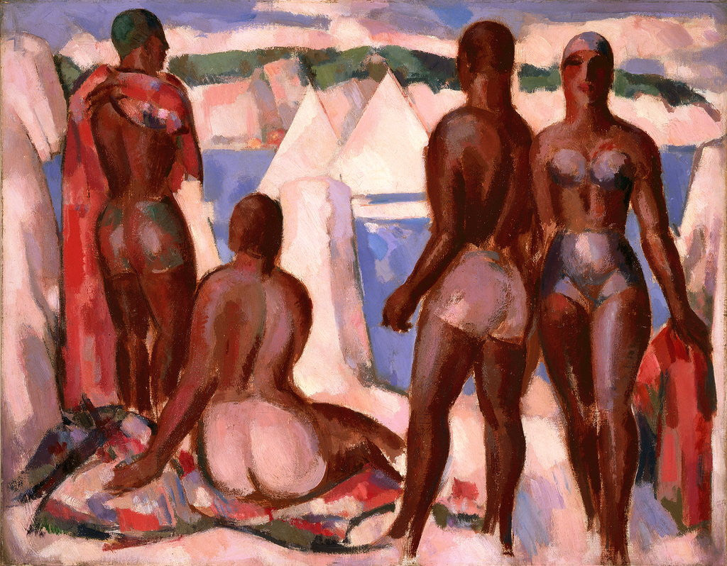 Detail of Bathers, Evening by John Duncan Fergusson