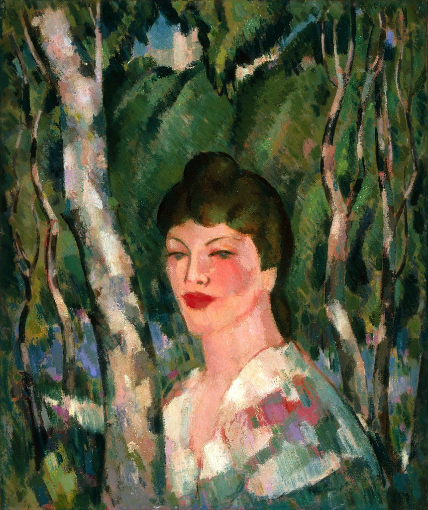 Detail of By the Kelvin by John Duncan Fergusson