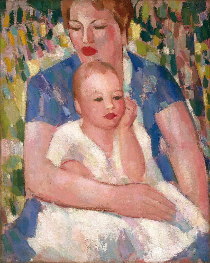 Detail of Mother and Child: Sheila by John Duncan Fergusson