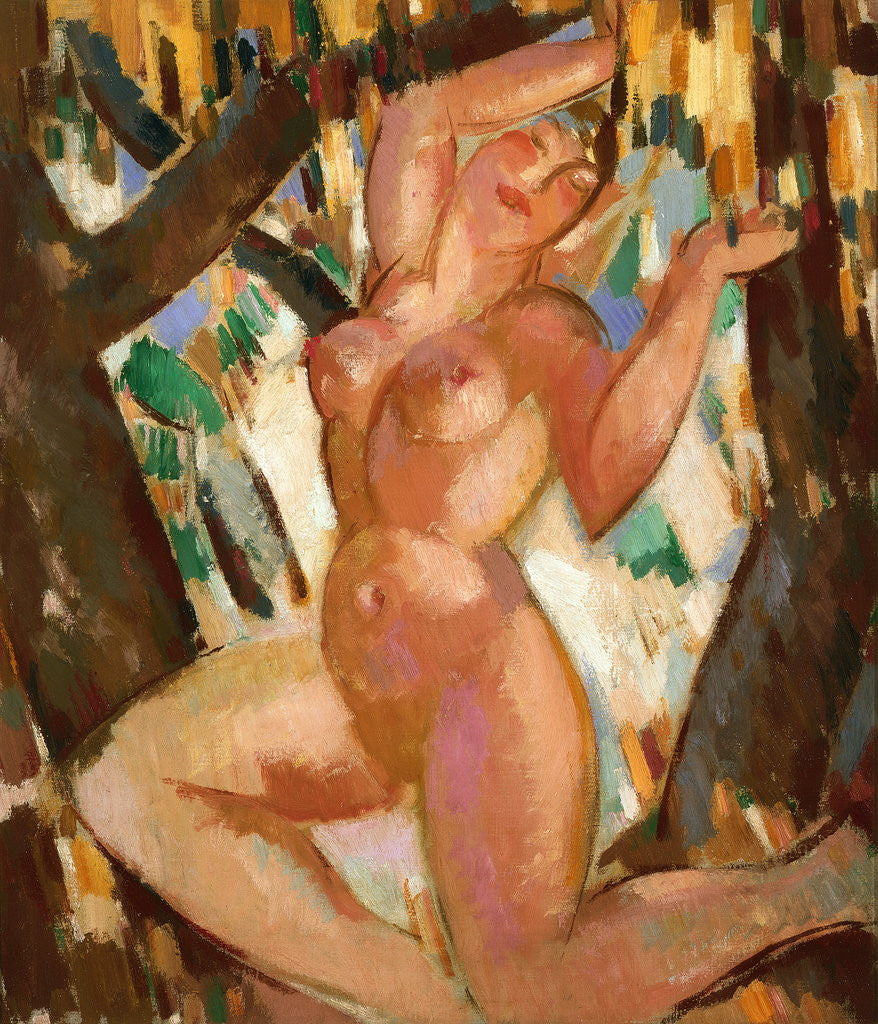 Detail of Golden Nude by John Duncan Fergusson