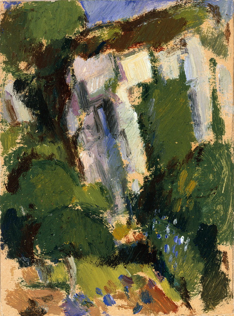 Detail of Trees and Cliff by John Duncan Fergusson