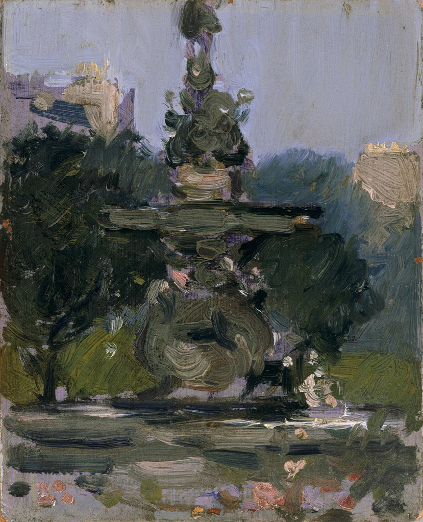 Detail of Ross Fountain: Princes Street Gardens by John Duncan Fergusson