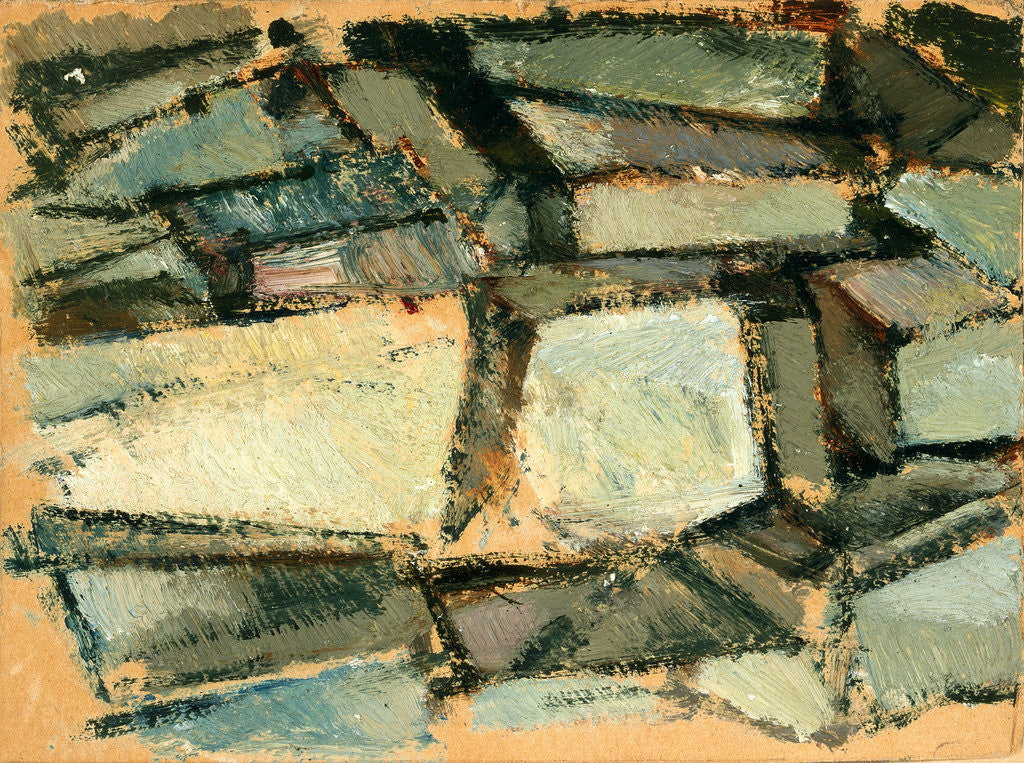 Detail of Farm Steading by John Duncan Fergusson