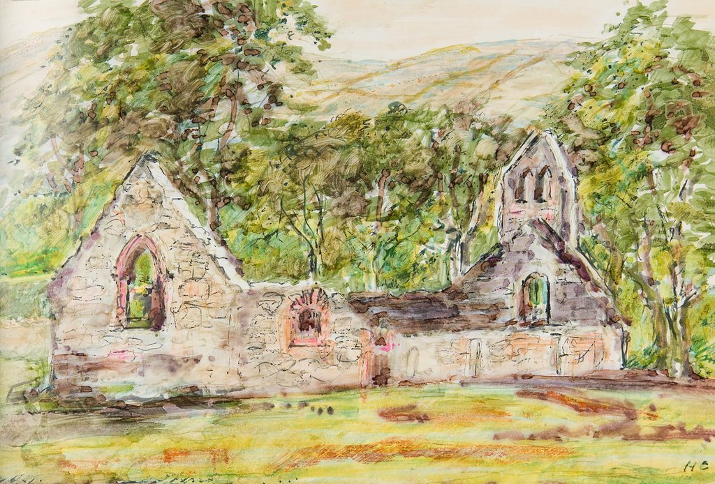 Detail of St Trinian's, Crosby by Harold H. Cresswell