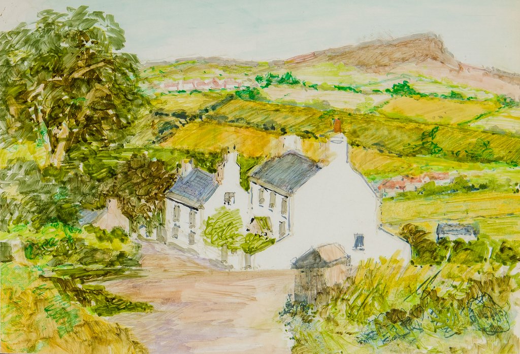 Detail of Ballajora and Maughold Head by Harold H. Cresswell