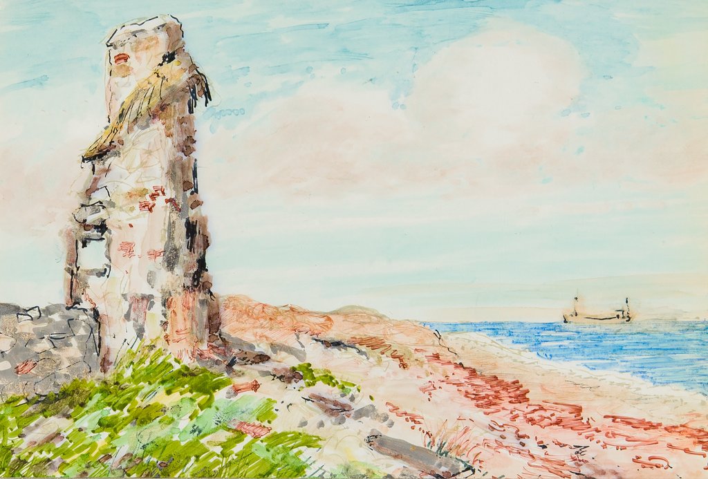 Detail of Ruin near Point of Ayre by Harold H. Cresswell